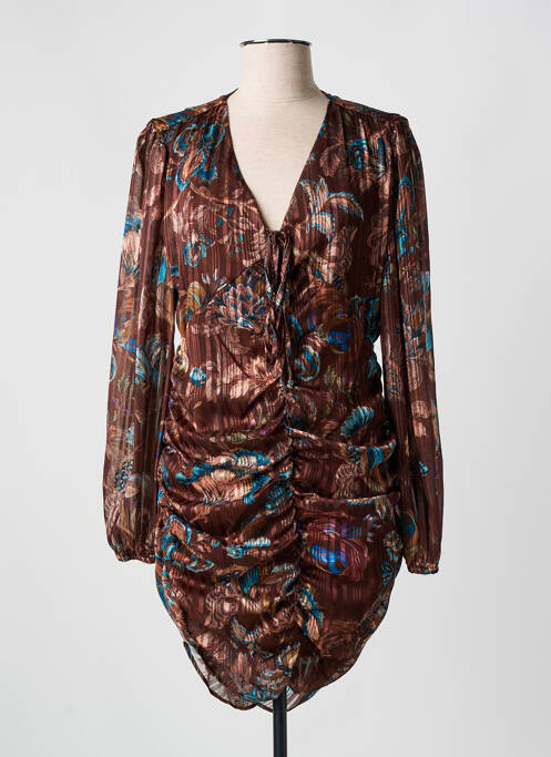 Rochie midi maro ALTAMIRA femeie