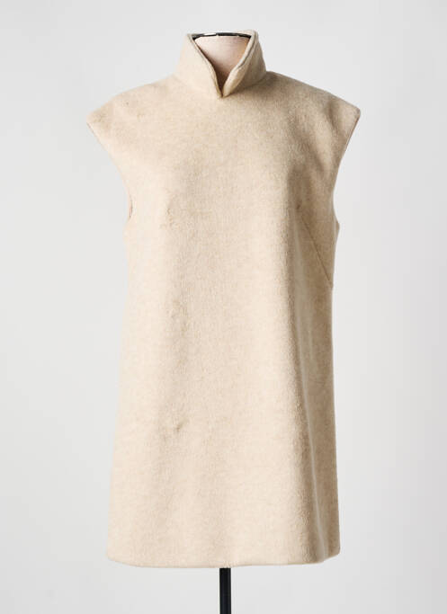 Rochie scurtă bej LUMINA femeie