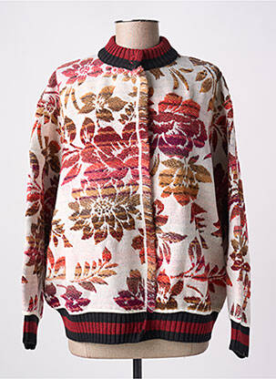 Vestă cu mâneci lungi roșu ANGELA DAVIS femeie