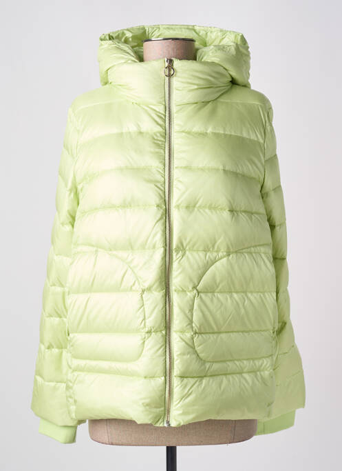 Geacă matlasată buzunare fără glugă verde DIANA GALLESI femme