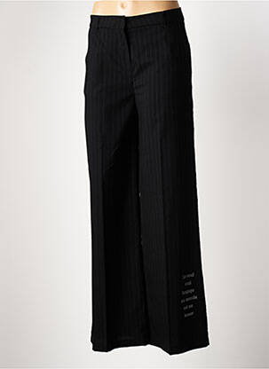 Pantalon drept negru ANGELA DAVIS femeie