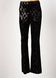 Pantalon slim talie elastică negru ANGELA DAVIS femeie
