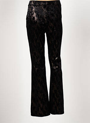 Pantalon slim talie elastică negru ANGELA DAVIS femeie