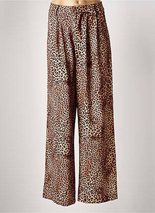 Pantalon evazat bej LUMINA femeie