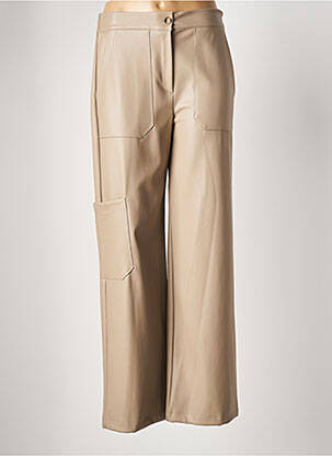 Pantalon trei sferturi bej ANGELA DAVIS femeie