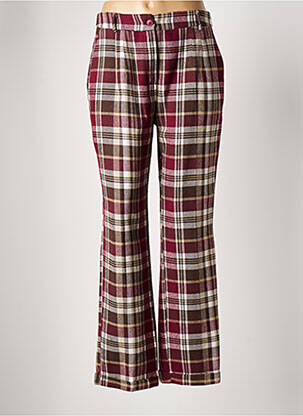 Pantalon drept roșu ALTAMIRA femeie