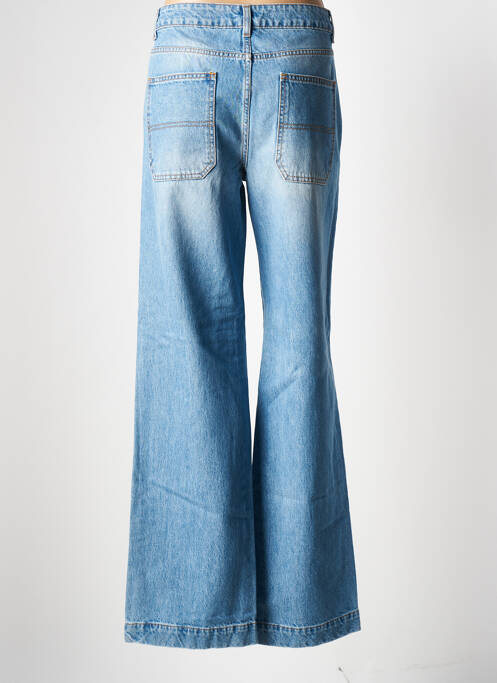 Blugi cu croială evazată albastru ANGELA DAVIS femeie