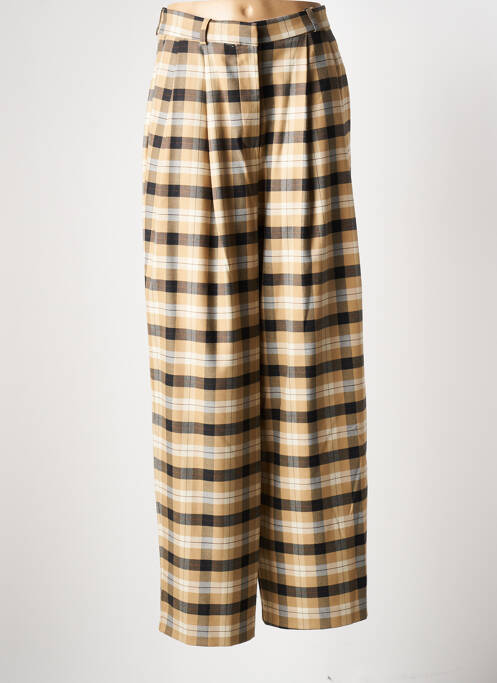 Pantalon larg bej ANGELA DAVIS femeie