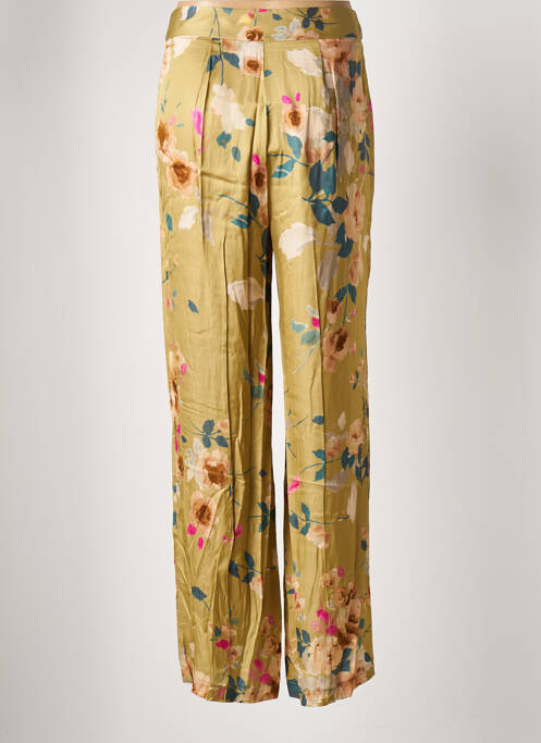 Pantalon larg verde ANGELA DAVIS femeie