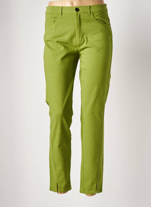 Pantalon slim verde DIANA GALLESI femeie