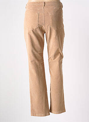 Pantalon drept elasticitate bej DIANA GALLESI femeie