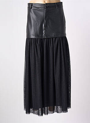 Fustă lungă negru ANGELA DAVIS femeie