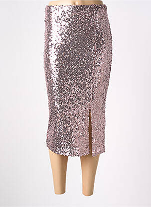 Fustă midi roz ANGELA DAVIS femeie