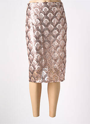 Fustă midi roz ANGELA DAVIS femeie