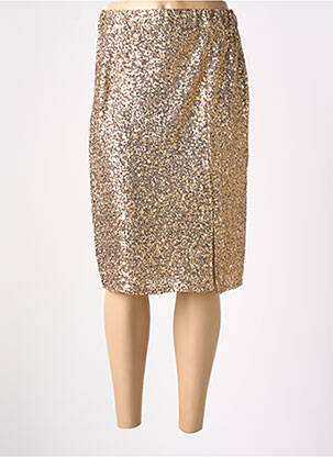 Fustă midi auriu ANGELA DAVIS femeie