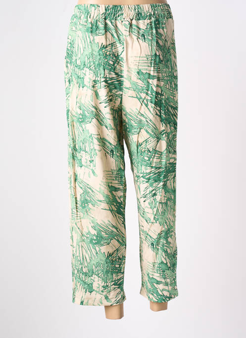 Pantalon larg verde FRIDA MADÉ femeie