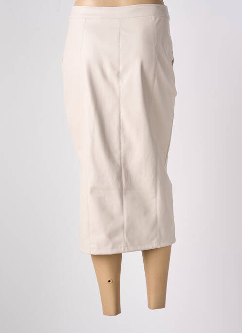 Fustă midi bej ANGELA DAVIS femeie