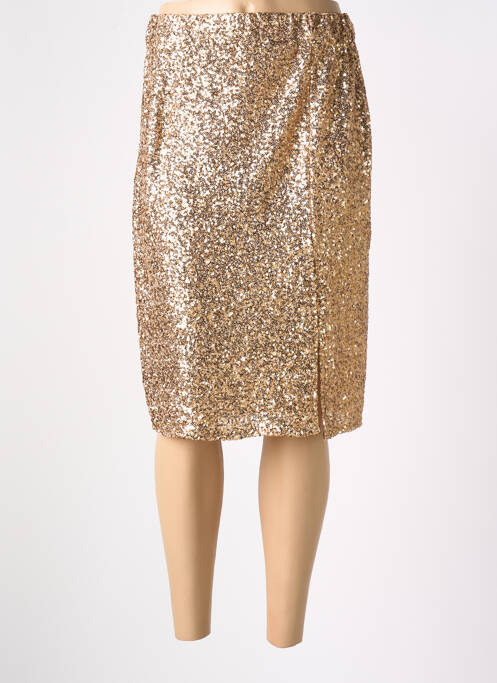 Fustă midi auriu ANGELA DAVIS femeie