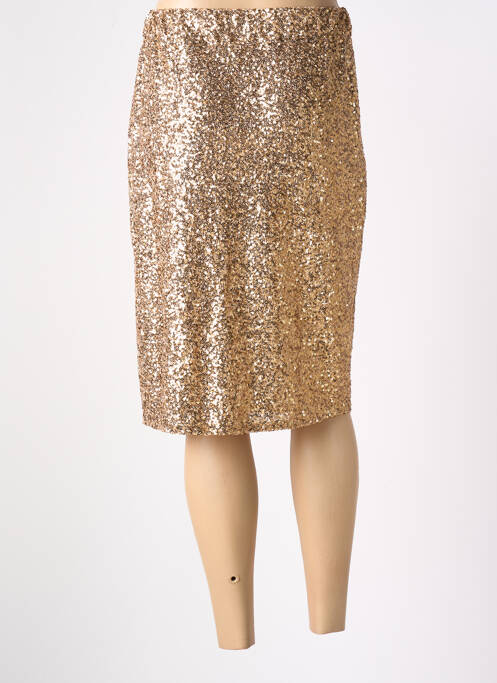 Fustă midi auriu ANGELA DAVIS femeie