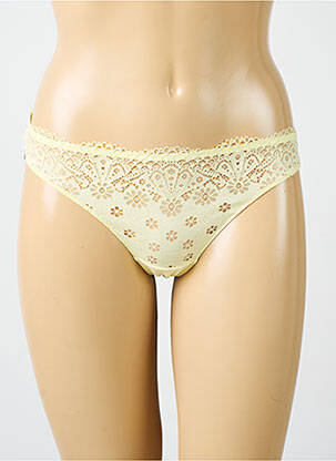 Tanga elasticitate galben SIMONE X SIMONE PÉRÈLE femeie
