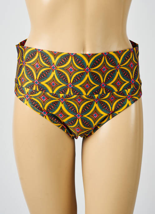 Chiloți de baie galben ANTIGEL femeie