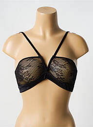 Sutien fără armatură top bentiță negru LOVE STORIES femeie