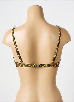 Sutien de costum de baie elasticitate top sutien modelat galben ANTIGEL femeie