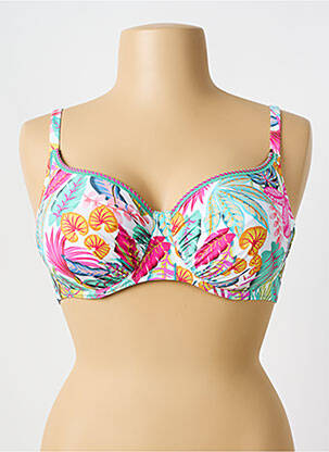 Sutien de costum de baie albastru ANTIGEL femeie