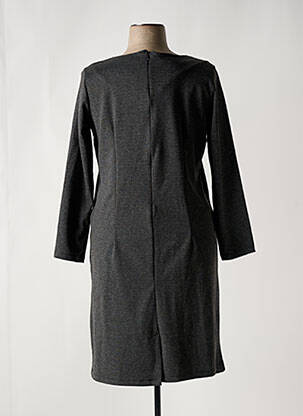 Rochie midi mâneci 3/4 mâneci 3/4 gri NO SECRET femeie