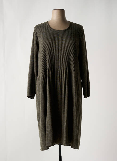 Rochie midi gri FRANCK ANNA femeie