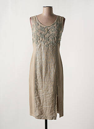 Rochie midi maro ELISA CAVALETTI femeie