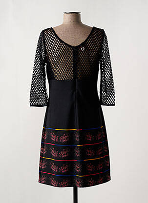 Rochie midi mâneci 3/4 mâneci 3/4 negru SAVE THE QUEEN femeie