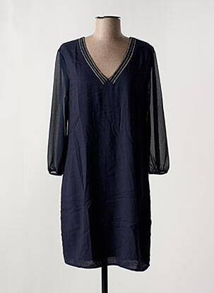 Rochie midi albastru ONE STEP femeie