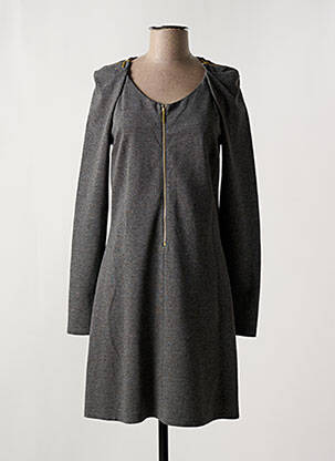 Rochie midi gri LAUREN VIDAL femeie