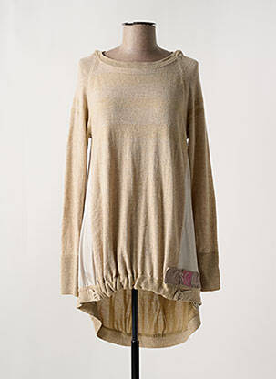 Pulover bej ELISA CAVALETTI femeie