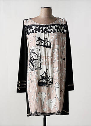 Rochie scurtă mâneci lungi mâneci lungi negru ELISA CAVALETTI femeie