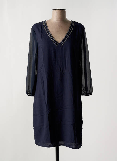 Rochie midi albastru ONE STEP femeie