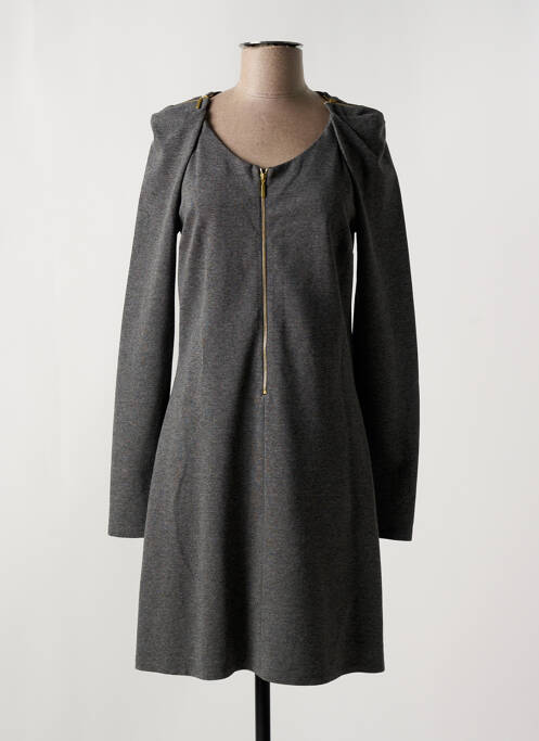 Rochie midi gri LAUREN VIDAL femeie