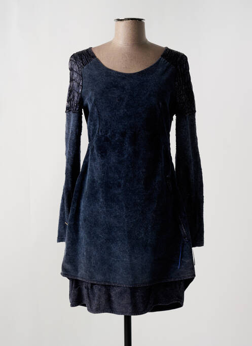 Rochie midi albastru DANIELA DALLAVALLE femeie