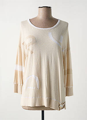 Pulover bej ELISA CAVALETTI femeie