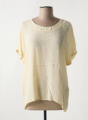 Bluză galben LAUREN VIDAL femeie