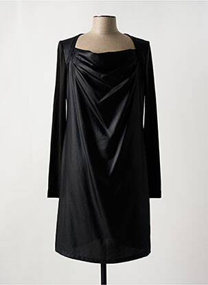 Rochie midi mâneci lungi mâneci lungi negru IKKS femeie