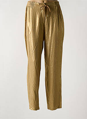 Pantalon drept auriu EVA KAYAN femeie