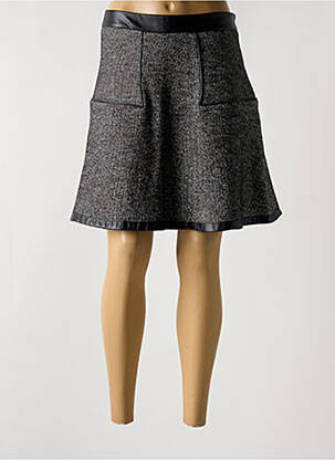 Fustă scurtă gri LAUREN VIDAL femeie