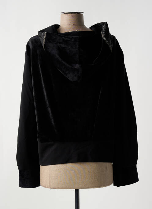 Hanorac cu glugă negru ELISA CAVALETTI femeie