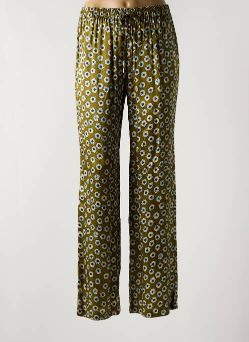 Pantalon drept verde LAUREN VIDAL femeie