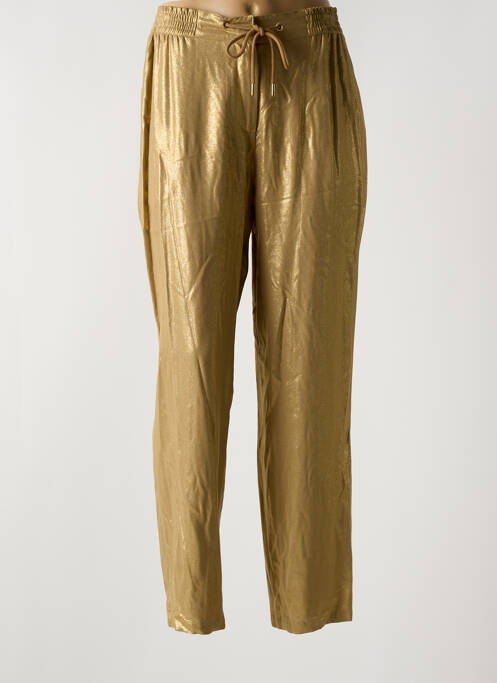 Pantalon drept auriu EVA KAYAN femeie