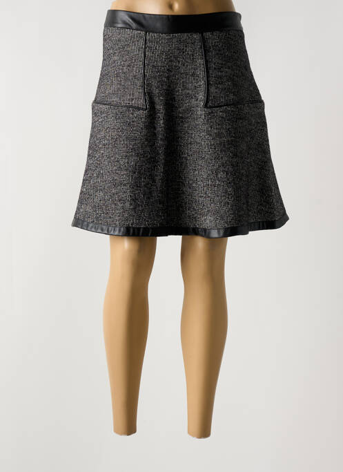 Fustă scurtă gri LAUREN VIDAL femeie