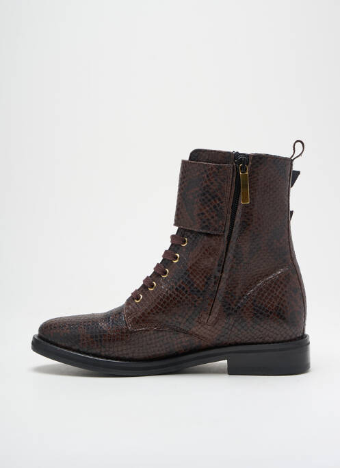 Botine/Ghete maro ANAKI femeie