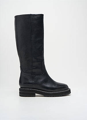Cizme material neted toc de 4 la 6 cm negru IVYLEE femeie